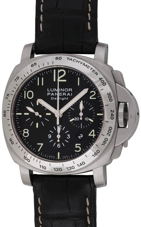 panerai luminor chrono daylight pam 196|luminor panerai daylight watch price.